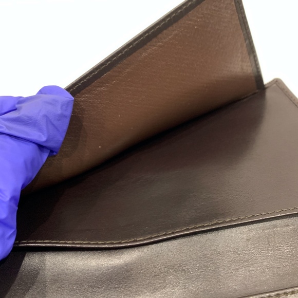 Gucci Brown Bifold Long Wallet Sku#85426 (Gently used, scratches) - Picture 12 of 14